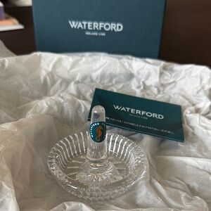 Waterford Clear Crystal Jewelry Holder